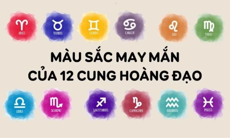 Màu sắc hợp với cung Song Ngư